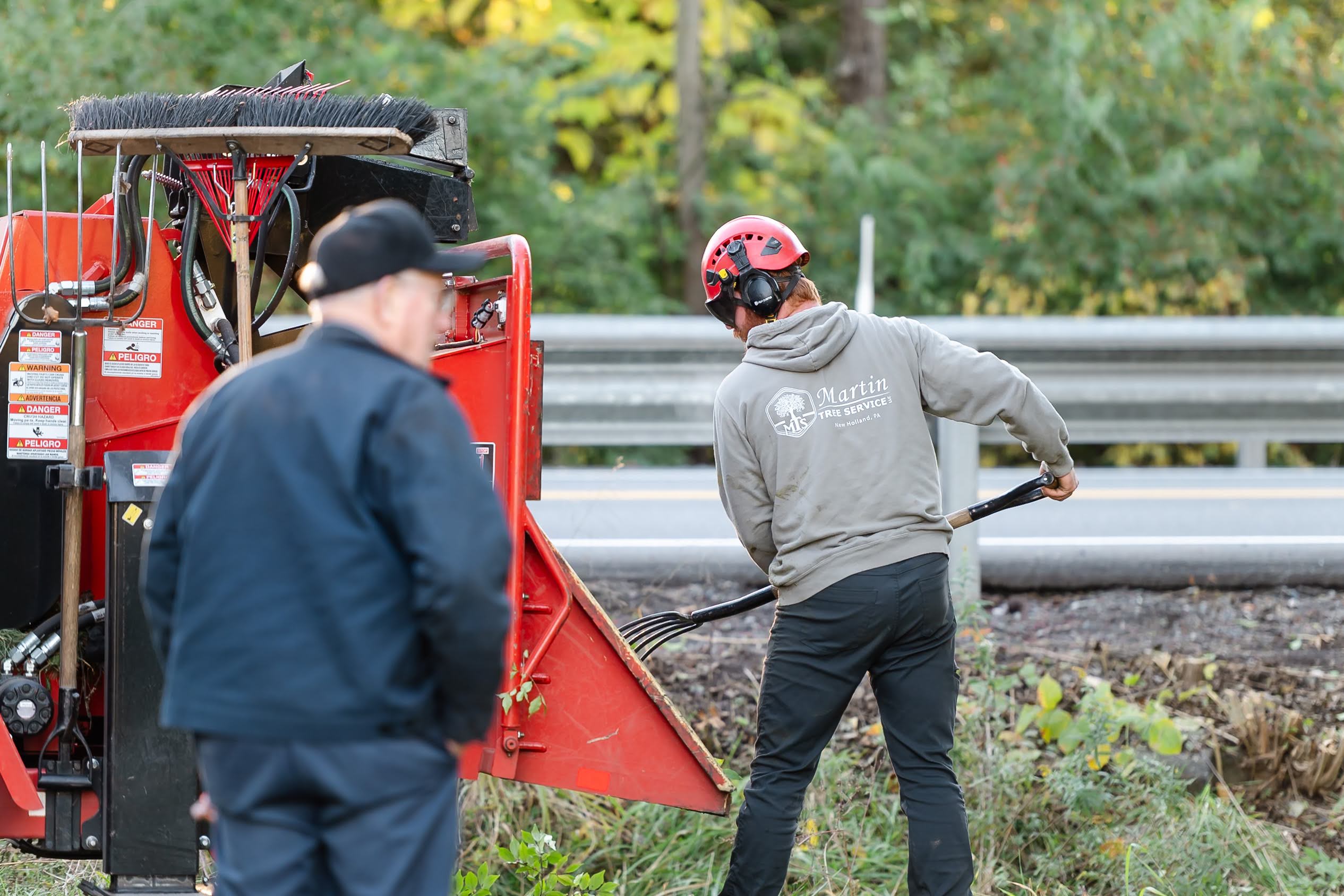 Customers at Martin Tree Service